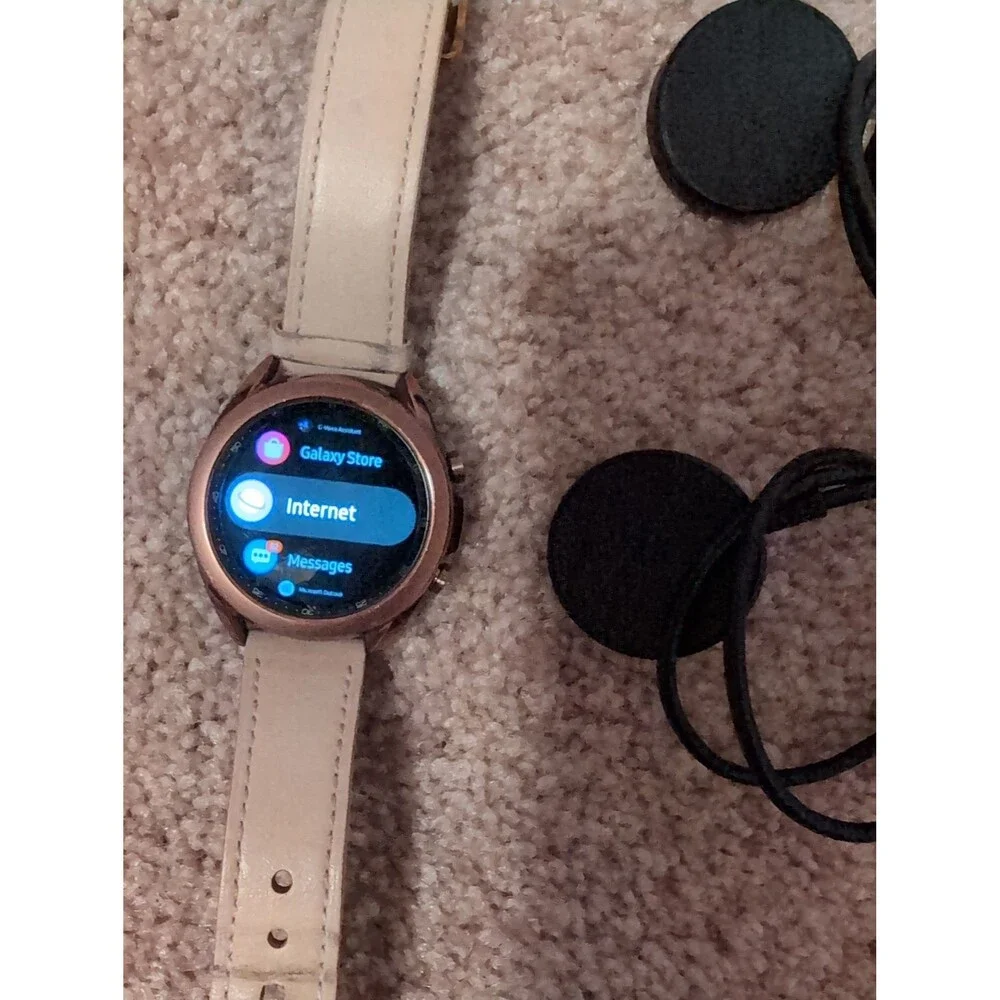 Samsung galaxy watch with 2 charging cords